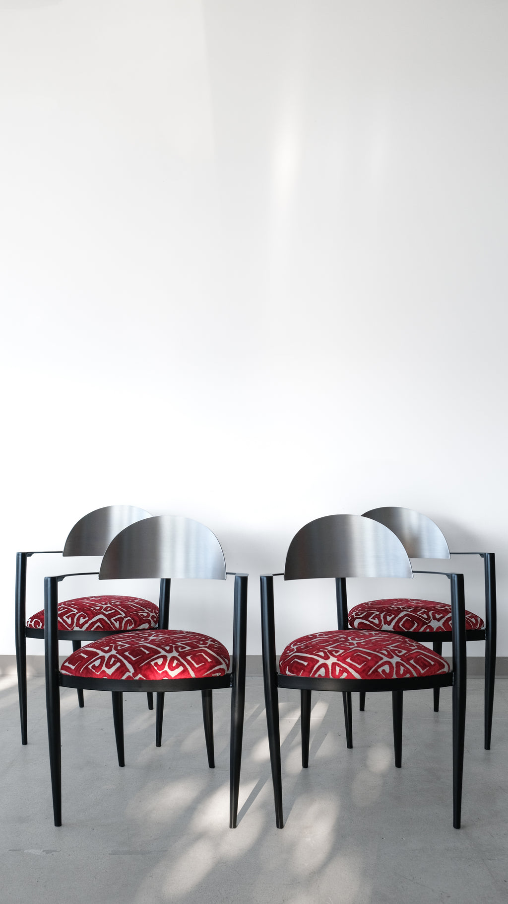 Stainless Steel Dining Chairs by Elite Modern