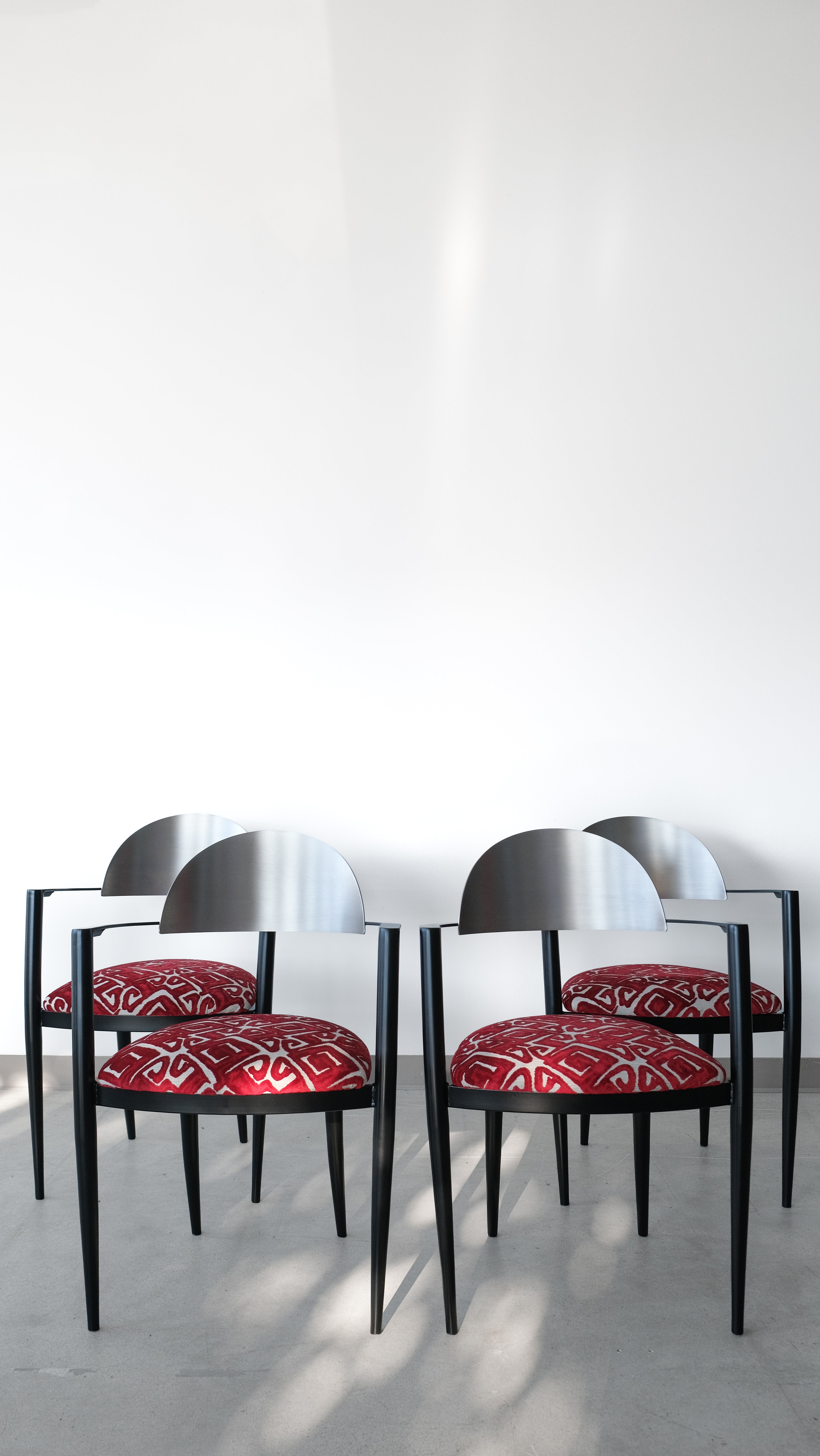 Stainless Steel Dining Chairs by Elite Modern