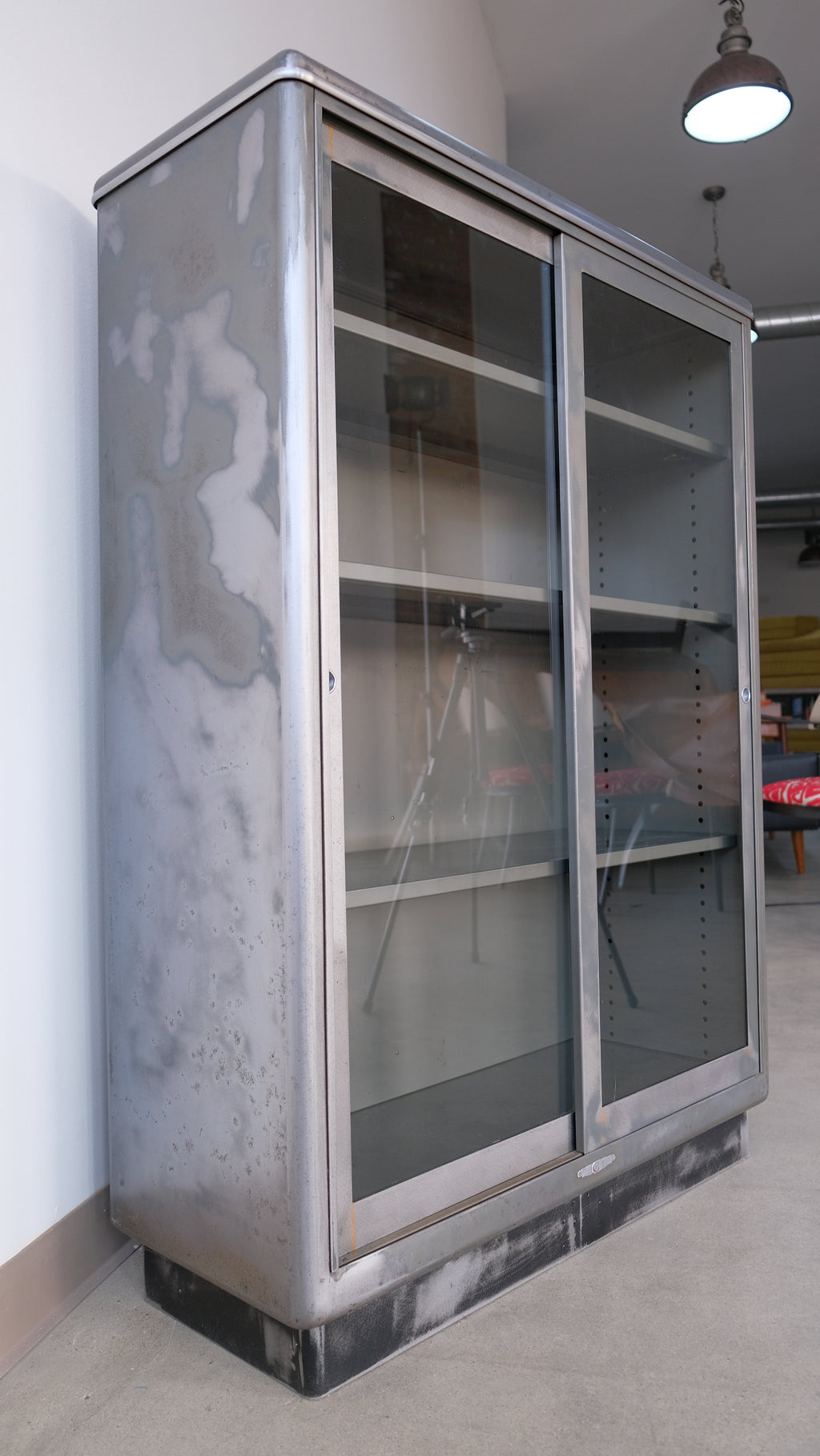 Yawman & Erbe Steel Medical Cabinet